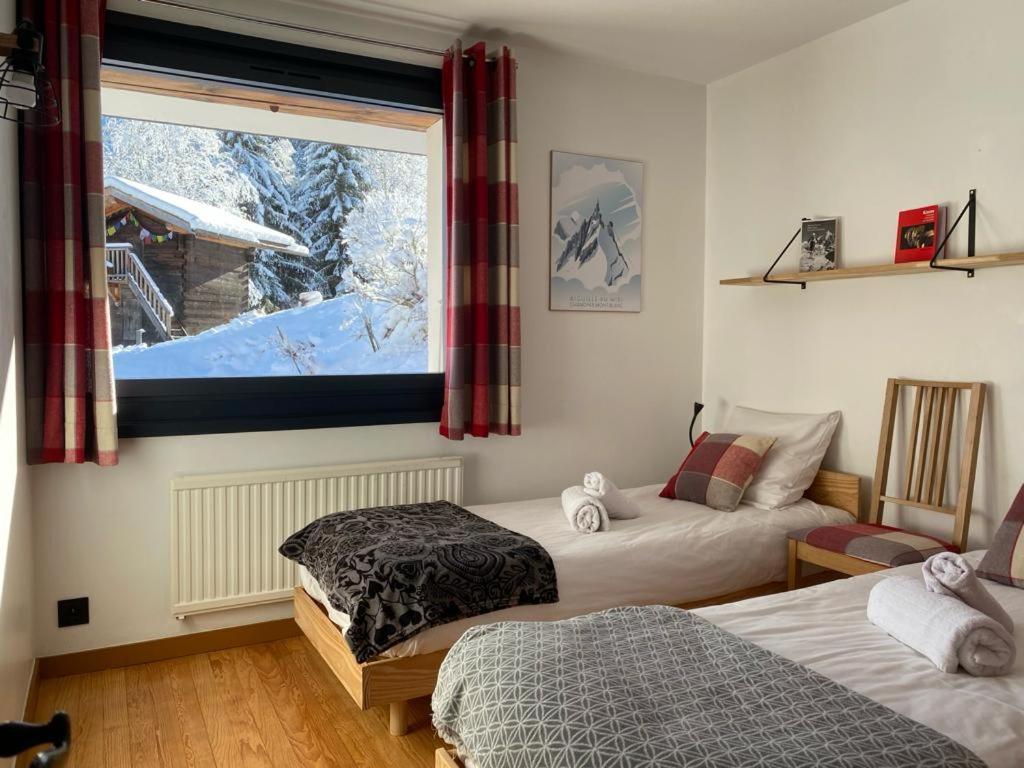 Chambres D'Hotes - B&B - Chalet Mountain Vibes Лез-Уш Экстерьер фото
